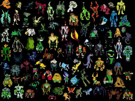 ben 10000 aliens|ben 10 all aliens list.